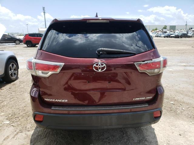 VIN 5TDDKRFH8ES031045 2014 Toyota Highlander, Limited no.6