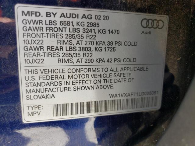 VIN WA1VXAF71LD005081 2020 Audi Q7, Prestige no.14