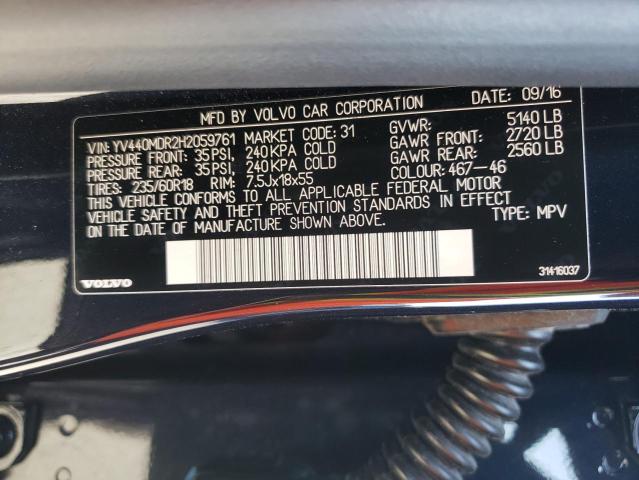 YV440MDR2H2059761 Volvo Xc60 T5 Dynamic