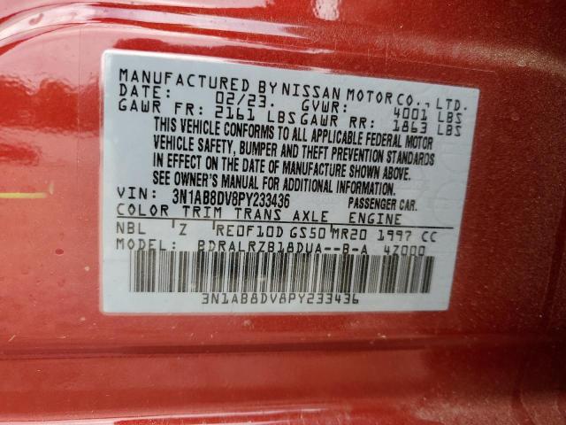 3N1AB8DV8PY233436 Nissan SENTRA SR