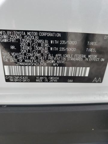 2023 SUBARU SOLTERRA P JTMABABA5PA013938