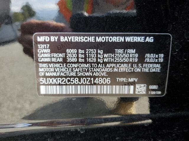 5UXKR2C58J0Z14806 BMW X5 Sdrive35i