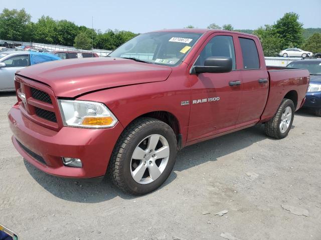 Salvage cars for sale from Copart Grantville, PA: 2012 Dodge RAM 1500 ST