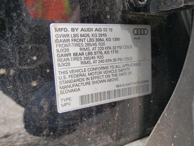 VIN WA1LHAF74KD032598 2019 Audi Q7, Premium Plus no.13