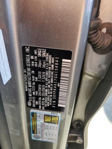 5XYPK4A17GG134841 KIA SORENTO SX