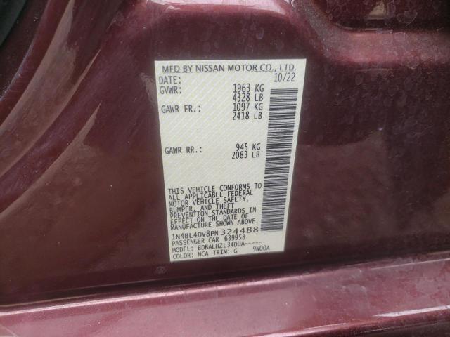 1N4BL4DV8PN324488 Nissan ALTIMA SV