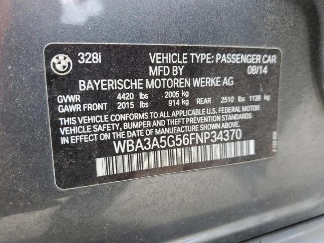 2015 BMW 328 I - WBA3A5G56FNP34370
