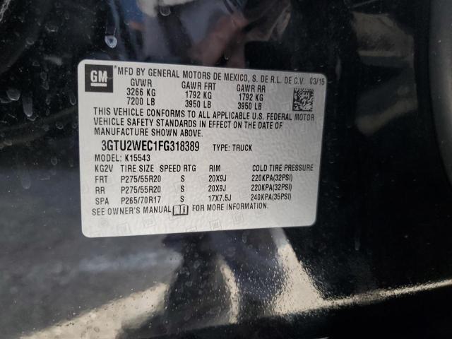 3GTU2WEC1FG318389 GMC Sierra K1500 Denali