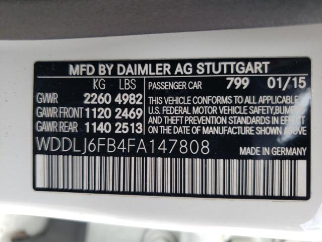 WDDLJ6FB4FA147808 Mercedes-Benz Cls 400