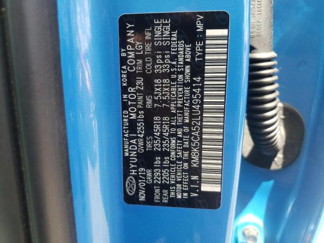 2020 HYUNDAI KONA ULTIM - KM8K5CA52LU495414