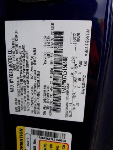 1FA6P8CF7L5150608 Ford MUSTANG GT