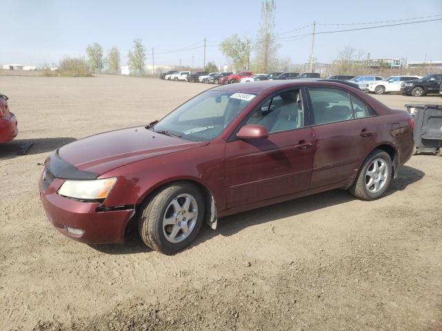Salvage cars for sale from Copart Montreal Est, QC: 2008 Hyundai Sonata GLS