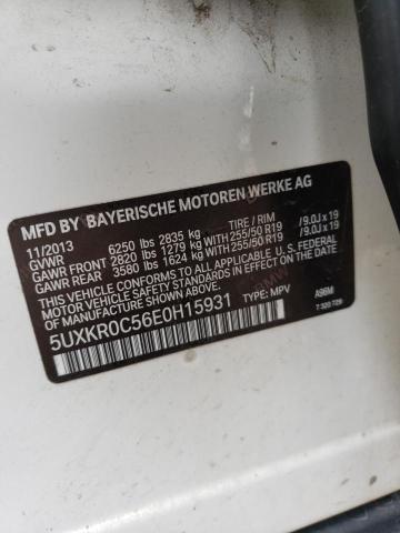 VIN 5UXKR0C56E0H15931 2014 BMW X5, Xdrive35I no.12