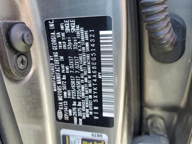 5XYKT4A68EG514321 KIA SORENTO LX