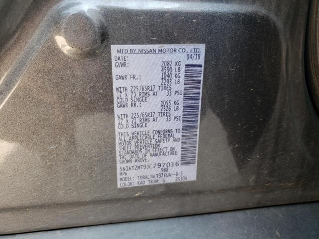 5N1AT2MT9JC797016 Nissan ROGUE S