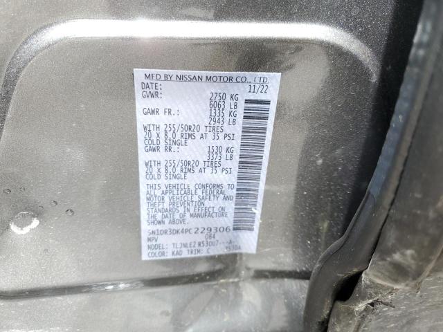 5N1DR3DK4PC229306 Nissan Pathfinder Platinum