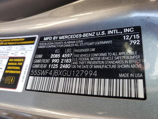 55SWF4JBXGU127994 Mercedes-Benz C 300