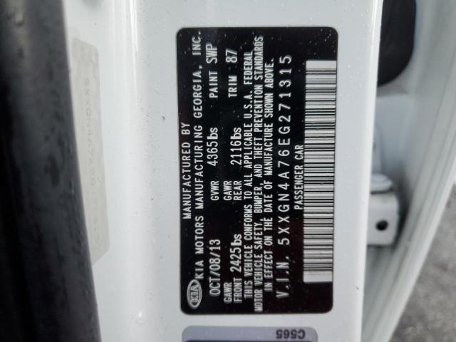 5XXGN4A76EG271315 KIA OPTIMA EX