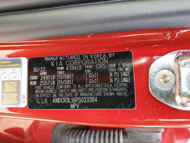 2023 KIA NIRO WIND KNDCR3L16P5023384