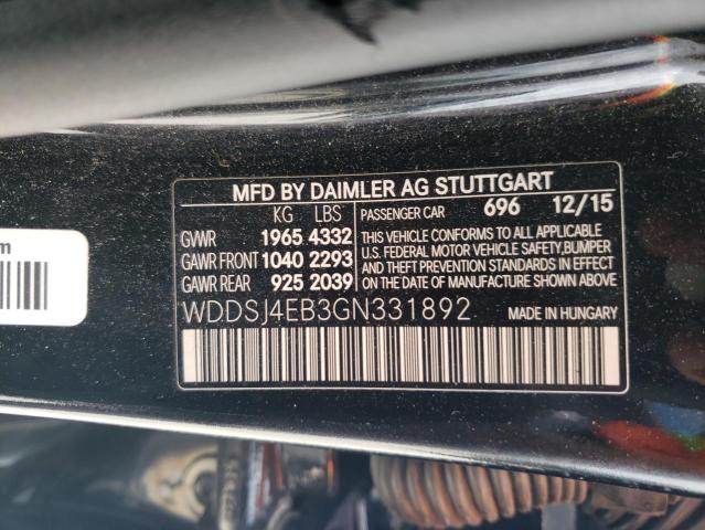WDDSJ4EB3GN331892 Mercedes-Benz CLA 250