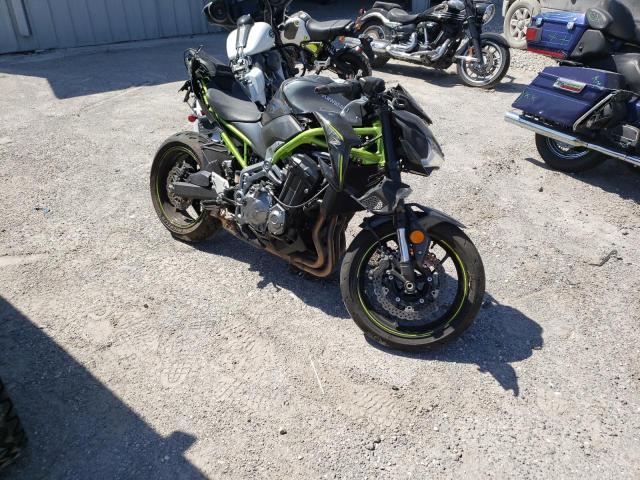 Salvage Motorcycles for parts for sale at auction: 2017 Kawasaki ZR900