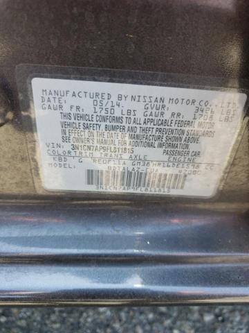 3N1CN7AP9FL811815 Nissan VERSA S