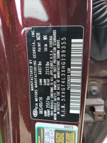 5XXGT4L3XHG139355 KIA Optima Lx