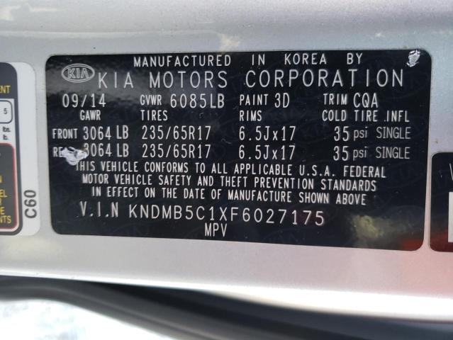 KNDMB5C1XF6027175 KIA SEDONA LX