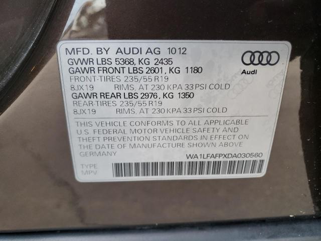 VIN WA1LFAFPXDA030560 2013 Audi Q5, Premium Plus no.13