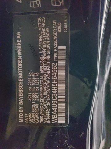 2017 BMW 430XI - WBA4U9C34H5H64562