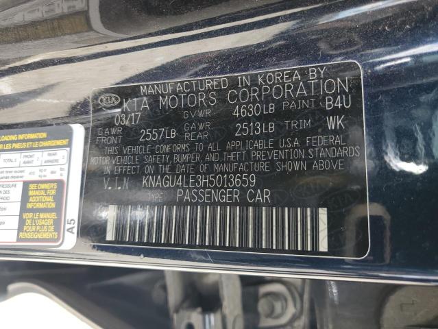 KNAGU4LE3H5013659 KIA OPTIMA HYBRID