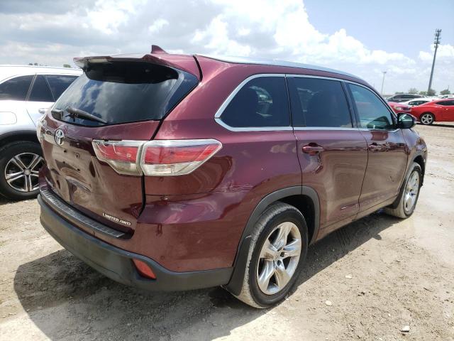 VIN 5TDDKRFH8ES031045 2014 Toyota Highlander, Limited no.3