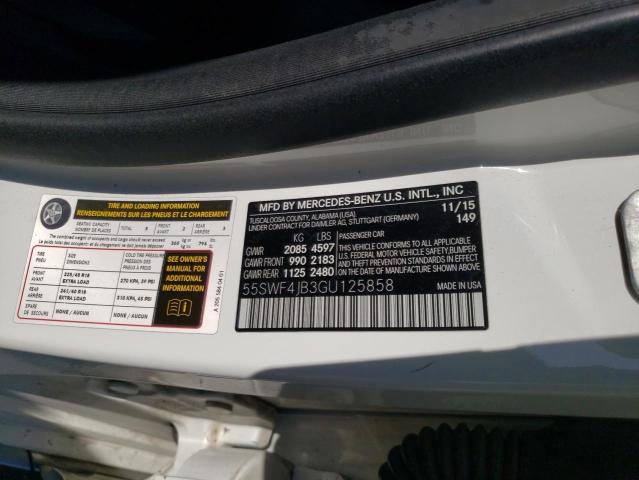 55SWF4JB3GU125858 Mercedes-Benz C 300