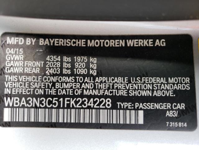 2015 BMW 428 I - WBA3N3C51FK234228