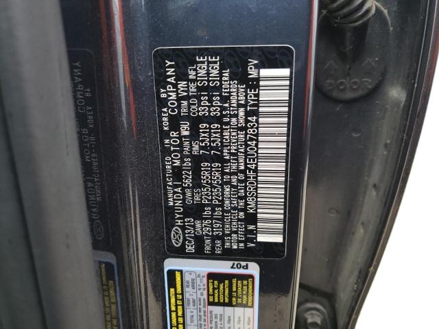 KM8SRDHF4EU047834 Hyundai Santa Fe Gls