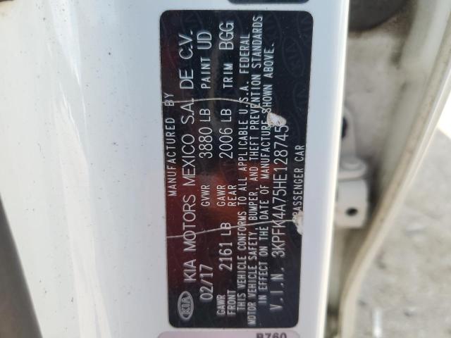 3KPFK4A75HE128745 KIA FORTE LX