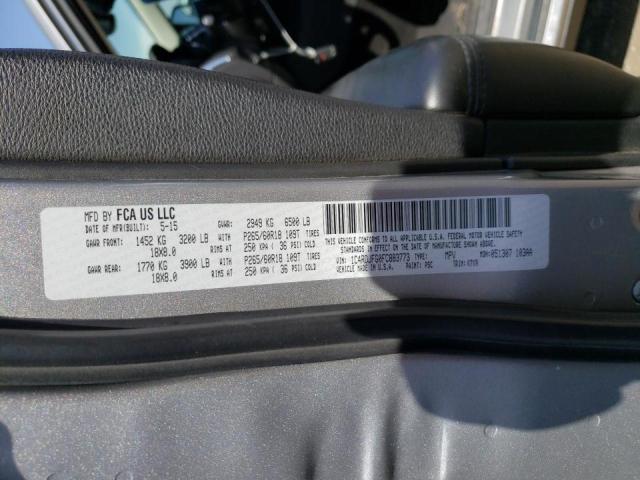 2015 DODGE DURANGO SS - 1C4RDJFG0FC883773