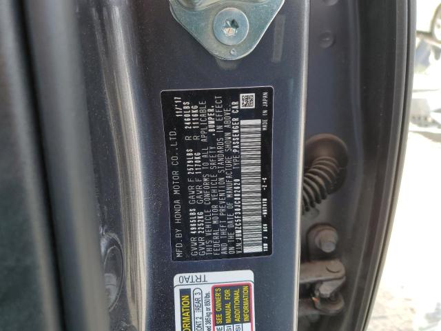 2018 HONDA CLARITY TO - JHMZC5F30JC002620