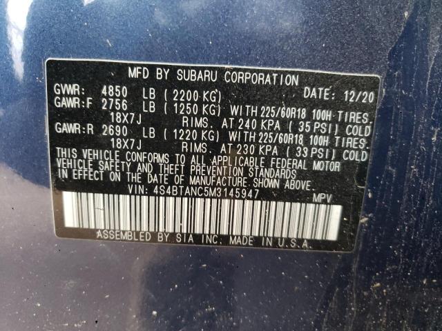 4S4BTANC5M3145947 Subaru Outback Limited