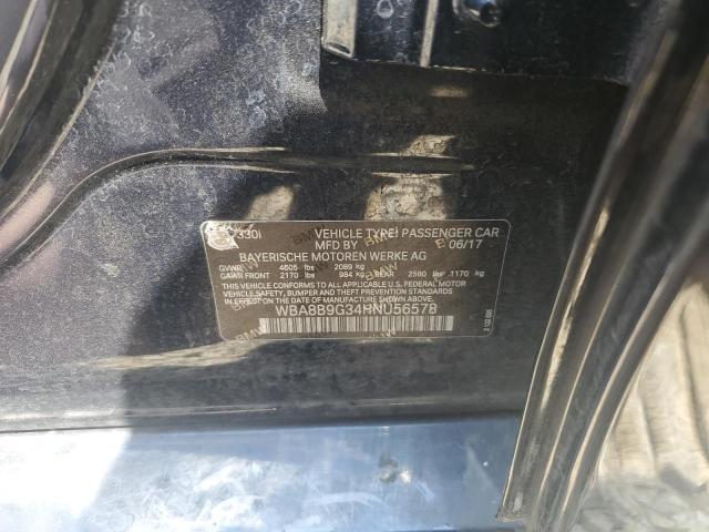 2017 BMW 330 I - WBA8B9G34HNU56578