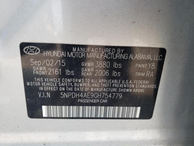 2016 HYUNDAI ELANTRA 4D - 5NPDH4AE9GH754779