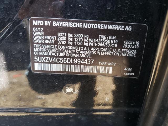 VIN 5UXZV4C56DL994437 2013 BMW X5, Xdrive35I no.13