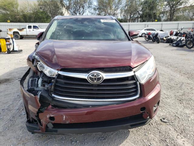 VIN 5TDDKRFH6ES068109 2014 Toyota Highlander, Limited no.5