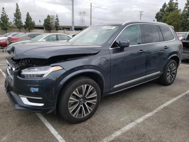 Salvage cars for sale from Copart Rancho Cucamonga, CA: 2021 Volvo XC90 T8 Recharge Inscription Express