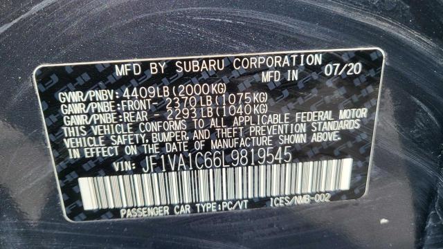 JF1VA1C66L9819545 Subaru Wrx Premium