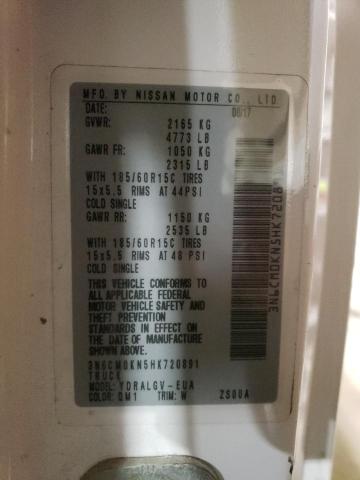 3N6CM0KN5HK720891 Nissan NV200 2.5S