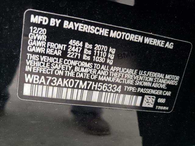 WBA73AK07M7H56334 BMW 228XI