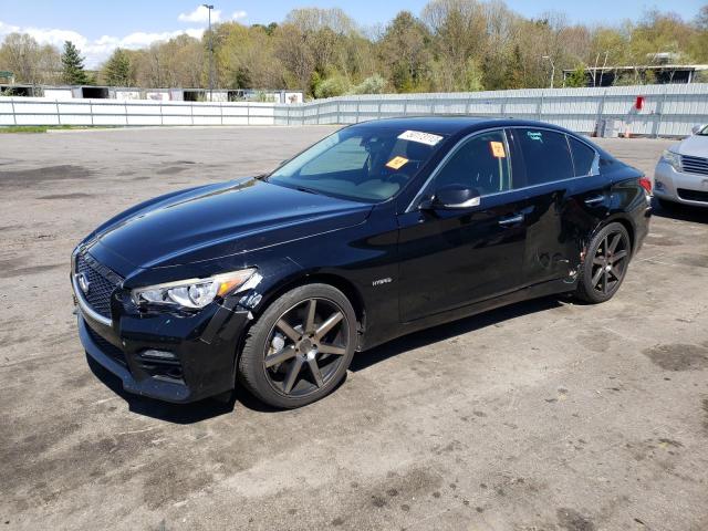 Salvage cars for sale from Copart Assonet, MA: 2014 Infiniti Q50 Hybrid Premium