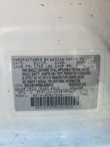 3N1CN7AP5KL845213 Nissan VERSA S