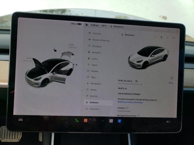 5YJ3E1EA7LF799464 Tesla MODEL 3